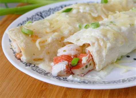 How many calories are in crab enchiladas - calories, carbs, nutrition