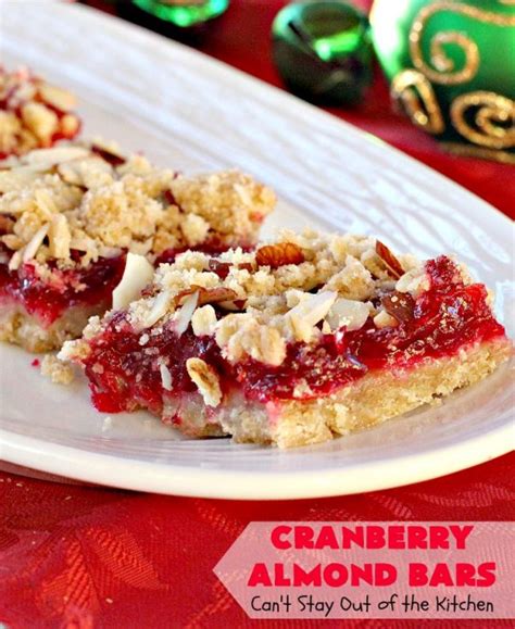 How many calories are in cranberry almond bar - calories, carbs, nutrition