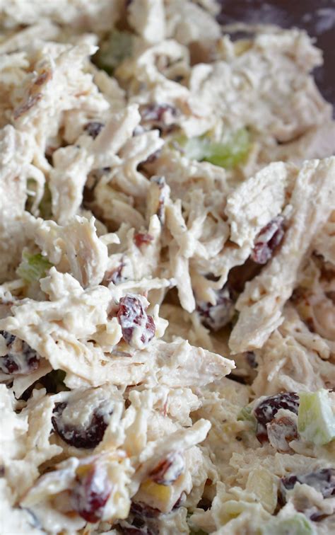 How many calories are in cranberry almond chicken salad - calories, carbs, nutrition