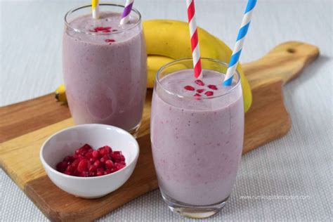 How many calories are in cranberry banana pomegranate smoothie - calories, carbs, nutrition