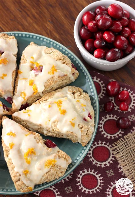 How many calories are in cranberry orange scones - calories, carbs, nutrition