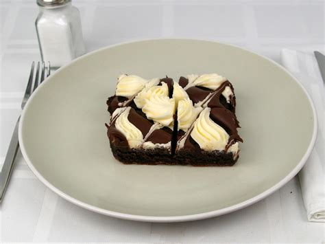 How many calories are in cream cheese brownie - calories, carbs, nutrition