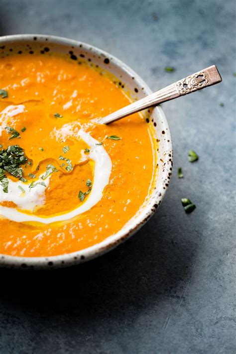 How many calories are in cream of carrot soup - calories, carbs, nutrition