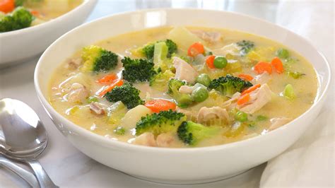 How many calories are in cream of chicken and vegetable soup - calories, carbs, nutrition