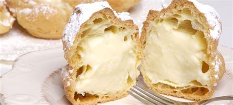 How many calories are in cream puff (eclair) shell - calories, carbs, nutrition