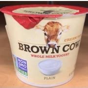 How many calories are in cream top plain yogurt - calories, carbs, nutrition