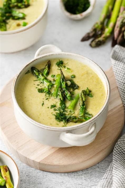 How many calories are in creamy asparagus soup - calories, carbs, nutrition