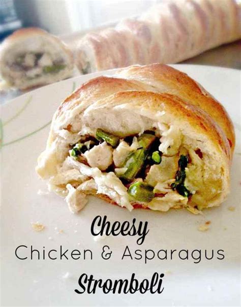 How many calories are in creamy cheesy asparagus strombol - calories, carbs, nutrition