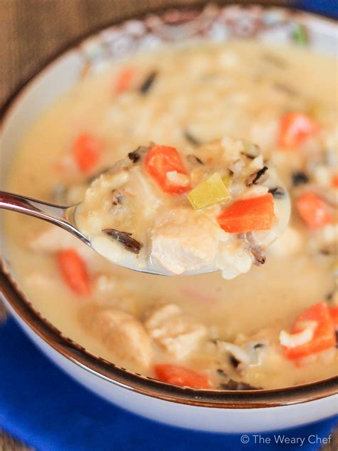 How many calories are in creamy chicken wild rice soup - calories, carbs, nutrition