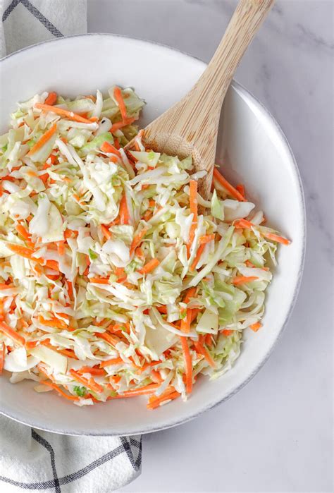 How many calories are in creamy cole slaw (1) - calories, carbs, nutrition