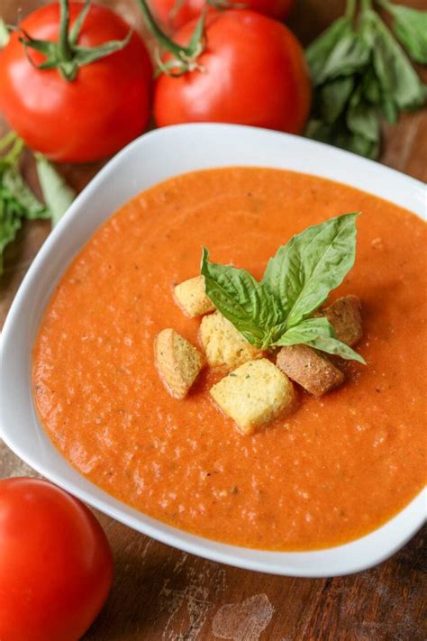 How many calories are in creamy tomato with basil soup - calories, carbs, nutrition