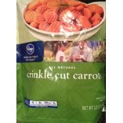 How many calories are in crinkle cut carrots (frozen) - calories, carbs, nutrition