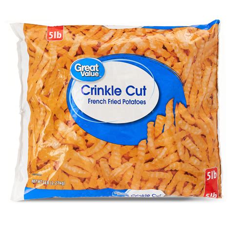 How many calories are in crinkle cut french fried potatoes - calories, carbs, nutrition