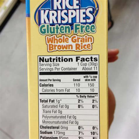 How many calories are in crisp rice cereal - calories, carbs, nutrition