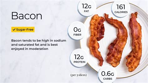 How many calories are in crispy bacon 12