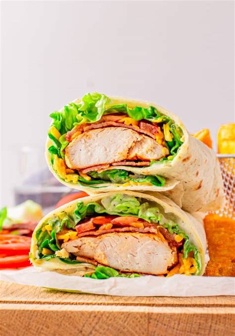How many calories are in crispy chicken, bacon cheese wrap withside salad - calories, carbs, nutrition