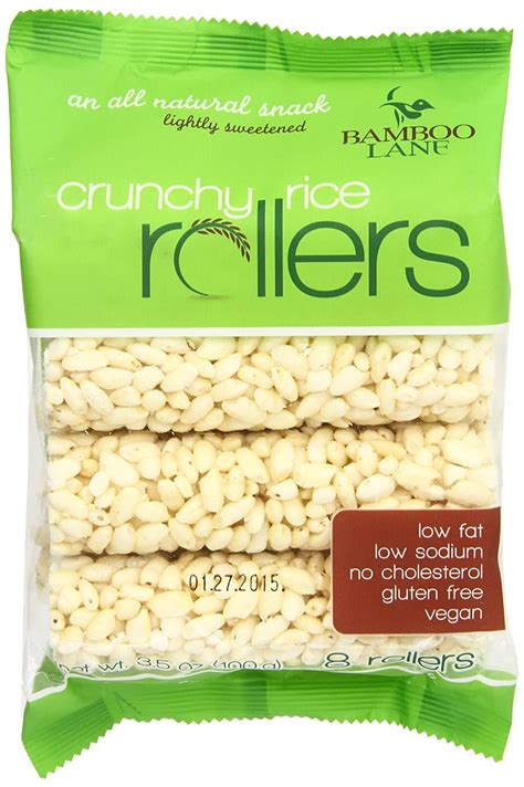 How many calories are in crunchy rice rollers - calories, carbs, nutrition