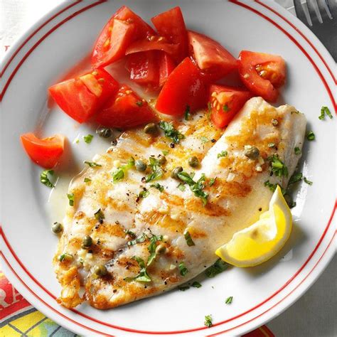 How many calories are in crusted tilapia with piccata sauce - calories, carbs, nutrition