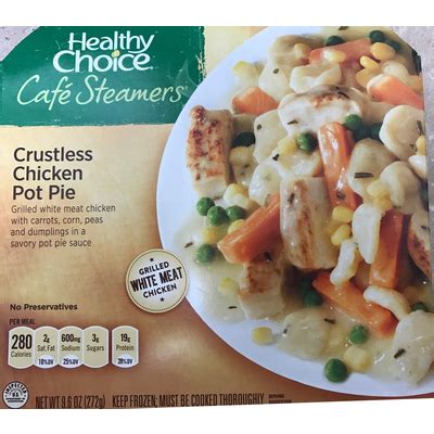 How many calories are in crustless pot pie - calories, carbs, nutrition