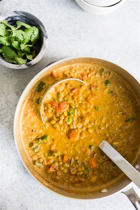 How many calories are in curried lentil soup 8 oz - calories, carbs, nutrition