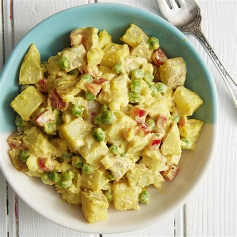 How many calories are in curried potato salad - calories, carbs, nutrition