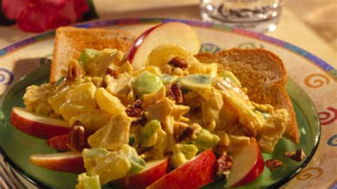 How many calories are in curried tuna salad with toasted pecans - calories, carbs, nutrition