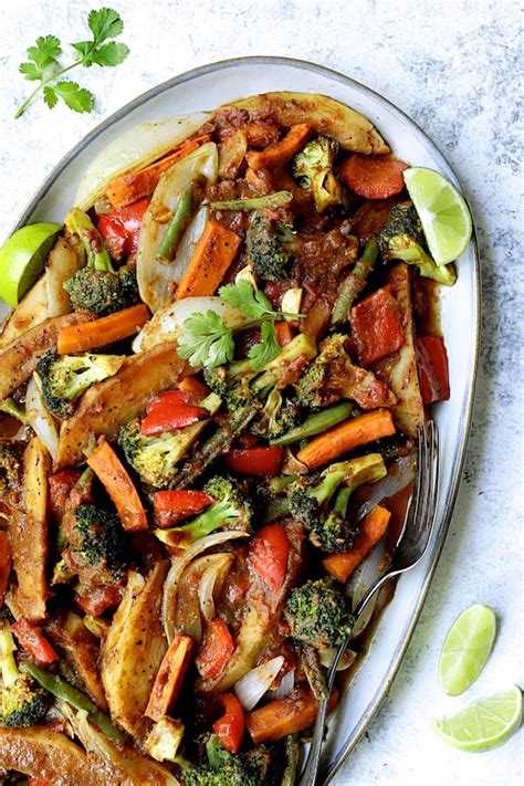 How many calories are in curry roasted vegetables - calories, carbs, nutrition