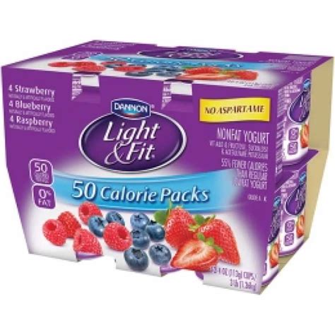 How many calories are in dannon light 'n fit nonfat raspberry yogurt - calories, carbs, nutrition