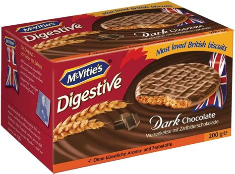 How many calories are in dark chocolate digestives - calories, carbs, nutrition
