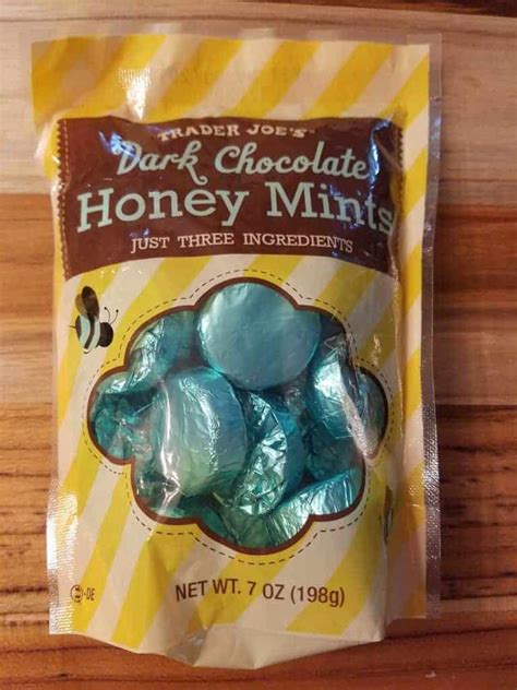 How many calories are in dark chocolate honey mints - calories, carbs, nutrition