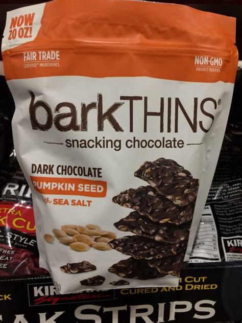 How many calories are in dark chocolate pumpkin seed - calories, carbs, nutrition