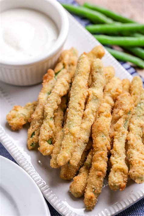 How many calories are in deep fried green beans - calories, carbs, nutrition