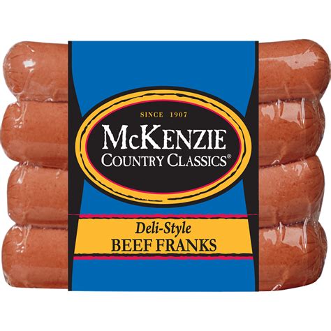 How many calories are in deli style beef franks - calories, carbs, nutrition