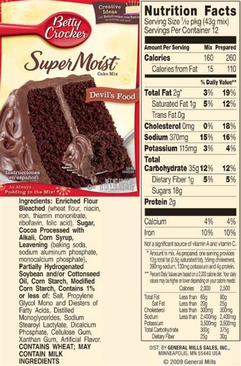 How many calories are in devil's food chocolate cake - calories, carbs, nutrition