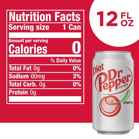 How many calories are in diet dr pepper - calories, carbs, nutrition