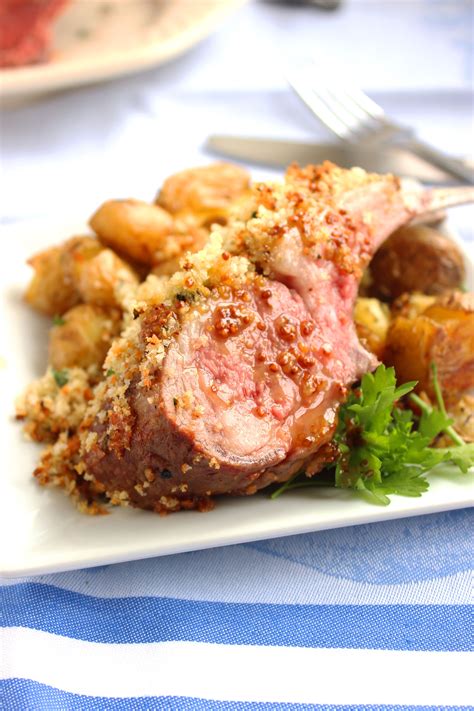 How many calories are in dijon and herb crusted rack of lamb - calories, carbs, nutrition