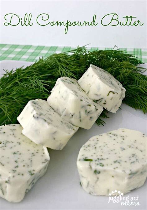 How many calories are in dill compound butter - calories, carbs, nutrition