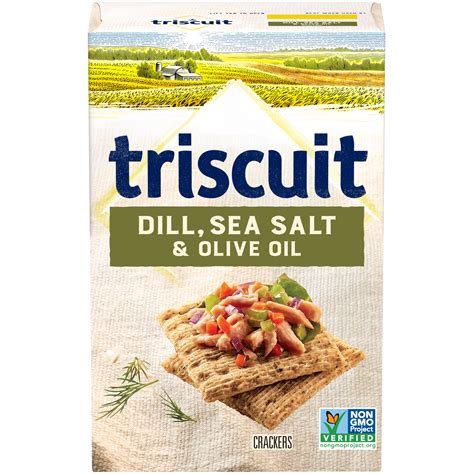 How many calories are in dill sea salt olive oil crackers - calories, carbs, nutrition