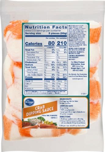 How many calories are in dip crab & spinach 1 oz - calories, carbs, nutrition