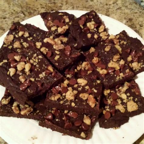 How many calories are in double chocolate walnut brownies - calories, carbs, nutrition