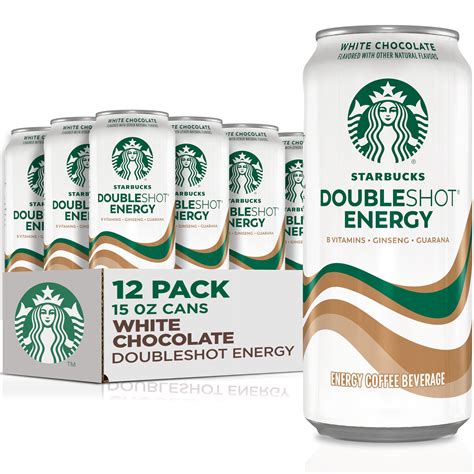 How many calories are in doubleshot energy - white chocolate - calories, carbs, nutrition