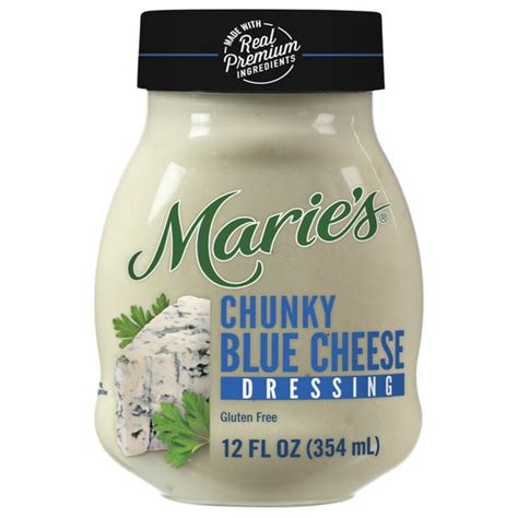 How many calories are in dressing conv blue cheese chunky marie's 1 oz ladle - calories, carbs, nutrition