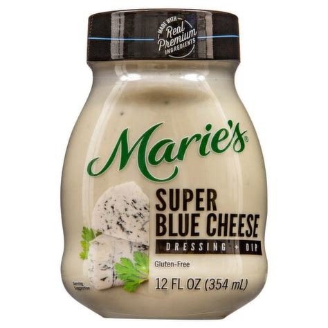 How many calories are in dressing conv blue cheese marie's 1 oz ladle - calories, carbs, nutrition