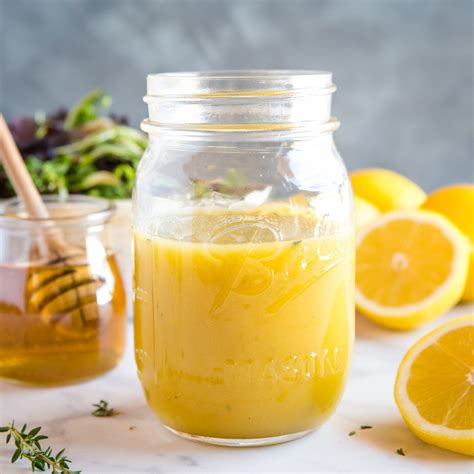 How many calories are in dressing vinaigrette lemon honey (bison) - calories, carbs, nutrition