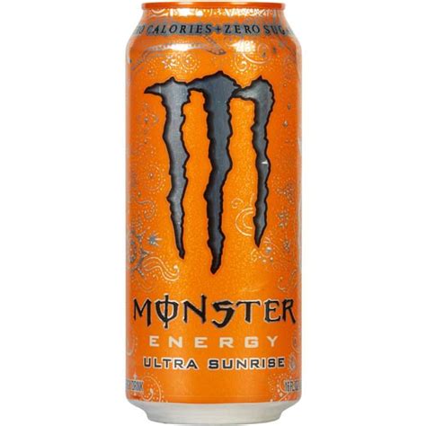 How many calories are in drink energy monster ultra sunrise 16 oz - calories, carbs, nutrition