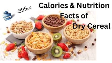 How many calories are in dry cereal - calories, carbs, nutrition