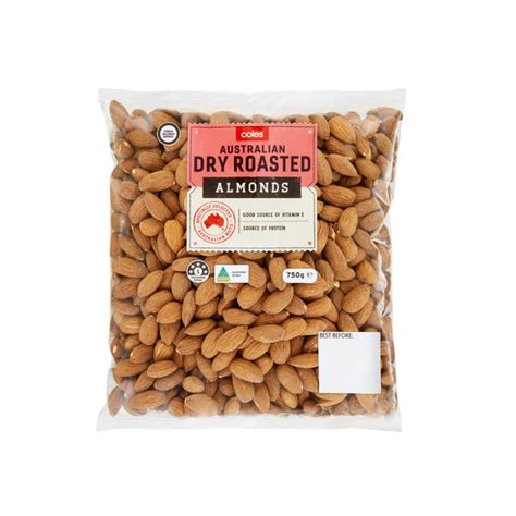 How many calories are in dry roasted almonds - calories, carbs, nutrition