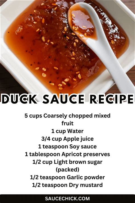 How many calories are in duck sauce he - calories, carbs, nutrition