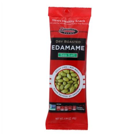 How many calories are in edamame - dry roasted, lightly salted - calories, carbs, nutrition