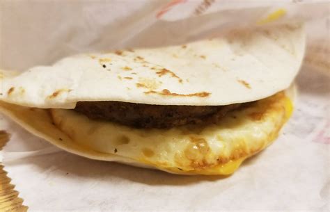 How many calories are in egg sausage and cheese morning wrap - calories, carbs, nutrition